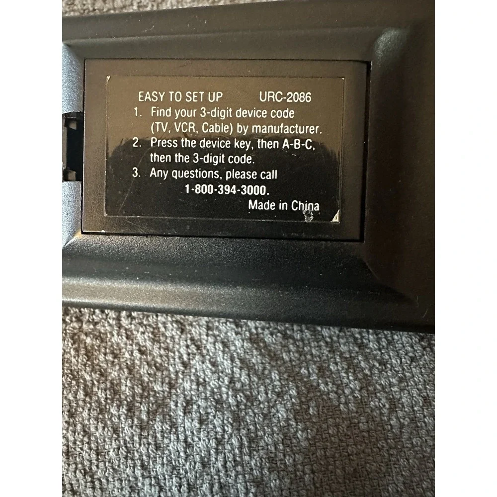 ONE FOR ALL‎ Remote Control Black Universal URC-2086